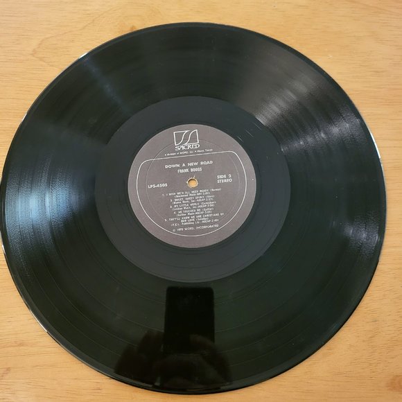 FRANK BOGGS Down A New Road LP 1973 Sacred LPS-4505 Signed Folk Gospel LP2 - Picture 10 of 13